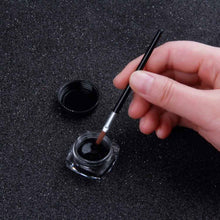 1 set Eyeliner Black Eye Liner Gel Makeup Cosmetic + Brush YKS
