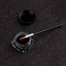 1 set Eyeliner Black Eye Liner Gel Makeup Cosmetic + Brush YKS